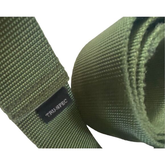TRU-SPEC Green Nylon Heavy Duty Ranger/Operator Belt M Steel Buckle - Picture 9 of 11